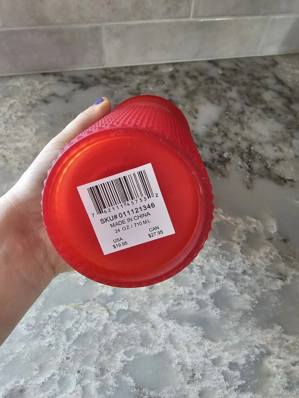 Starbucks red matte